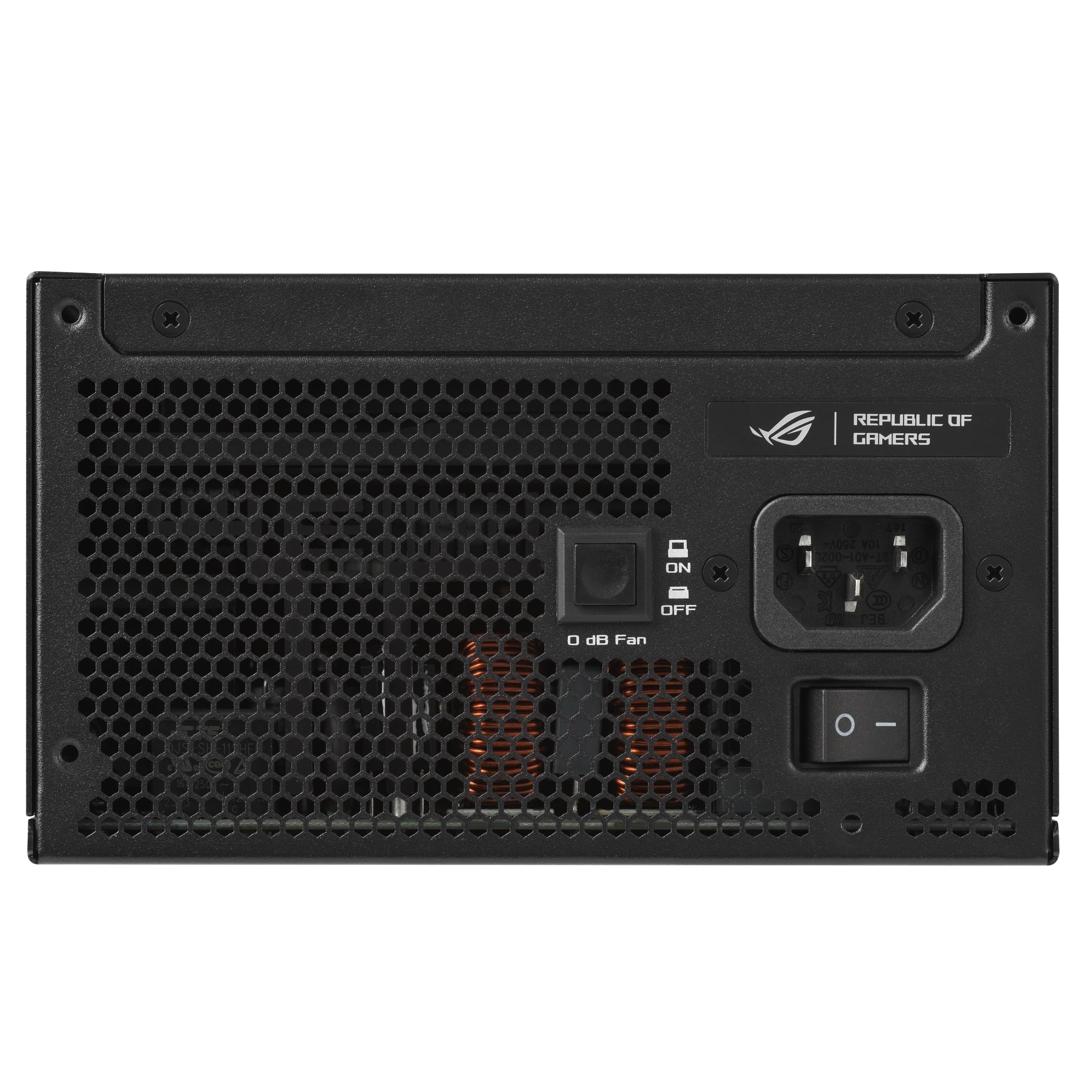 ASUS ROG Strix 850 W Platinum Equalizer, Modułowy zasilacz do gier, PCle Gen 5.1, ATX 3.1, 80+ Platinum, Cybenetics Lambda A, podwójne łożysko kulkowe, czarny, ROG-STRIX-850P-GAMING-E