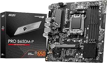 MSI マザーボード PRO B650M-P AMD Socket AM5 Amazon.com: MSI Pro B650M-P AM5 mATX Motherboard, AMD B650 Chipset