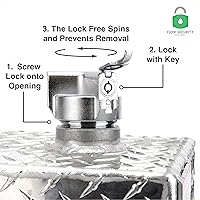 Vista 2 de VersaLock Tapa de tanque de combustible con cierre ventilado Para transferencia y tanques comerciales sobre el suelo Previene el robo