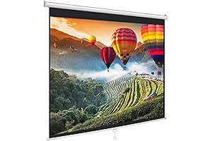 Pyle 84-inch Manual Pull-Down Projector Screen: Enhanced Viewing Experience