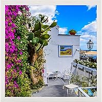 Vista 58 de Marco de Madera Marrón de 16 x 20 Pulgadas, Marco de Madera de 20 x 16 Pulgadas con Grano de Madera Natural Rústico, Marco de Pared Moderno Marrón