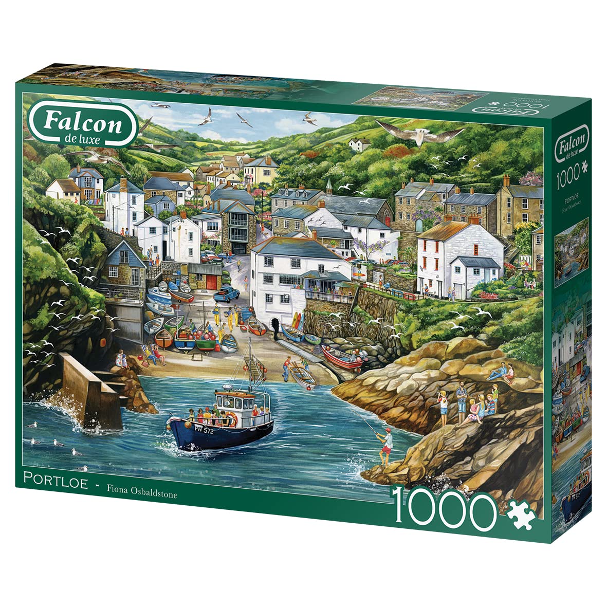 Jumbo, Falcon de luxe - The Quilt Shop, puzzle per adulti, 1.000 pezzi