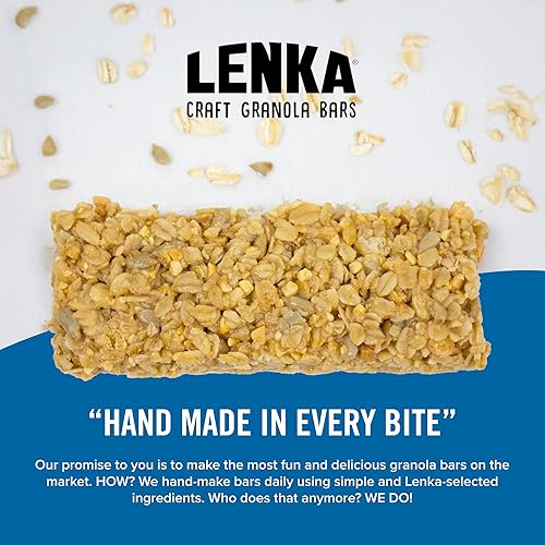 Miniatura 35 de Lenka Barras – Barras de aperitivos de nueces y bayas, sin gluten, altas en fibra, kosher, saludables, sin sabores artificiales, envueltas