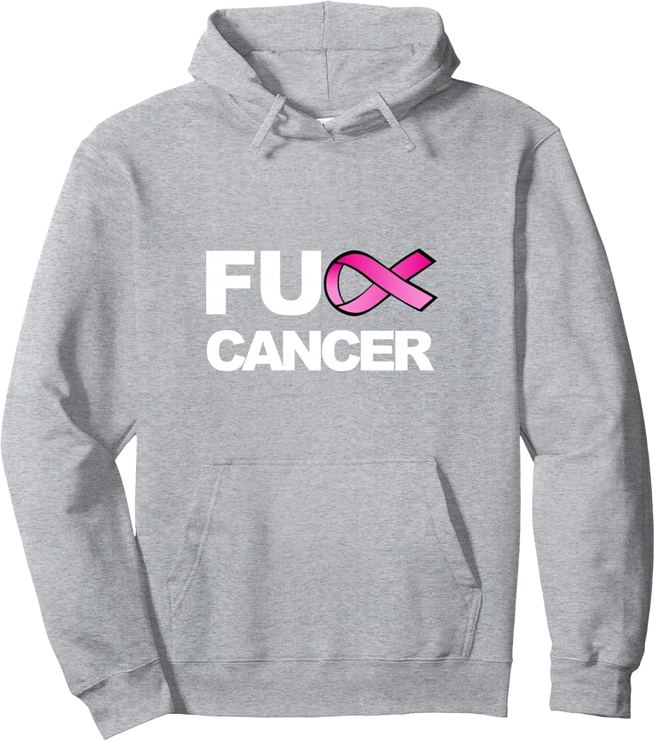 Fuck Cancer Tshirt for Breast Cancer Awareness Hoodie Pullover Hoodie