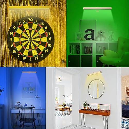 Miniatura 4 de MIOBLUE Luz LED de imagen con control de aplicación, lámpara de exhibición de pintura de batería de 16 pulgadas con APP sincronización de música