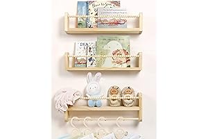 Floating Nursery Shelves That'll Hang Onto Memories