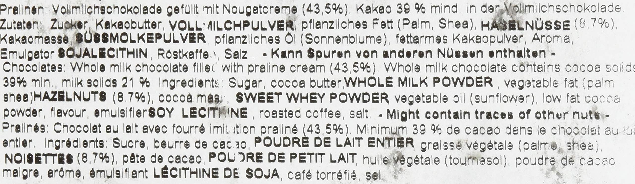 Günthart 150 Stück blau Schokoladen Herzen mit Nougatfüllung | Nougatcreme Pinguine | Schokoladenherzen blau Pinguine | Give away | blaue Herzen aus Schokolade | Pingu (1,2 kg) (Packung mit 2)