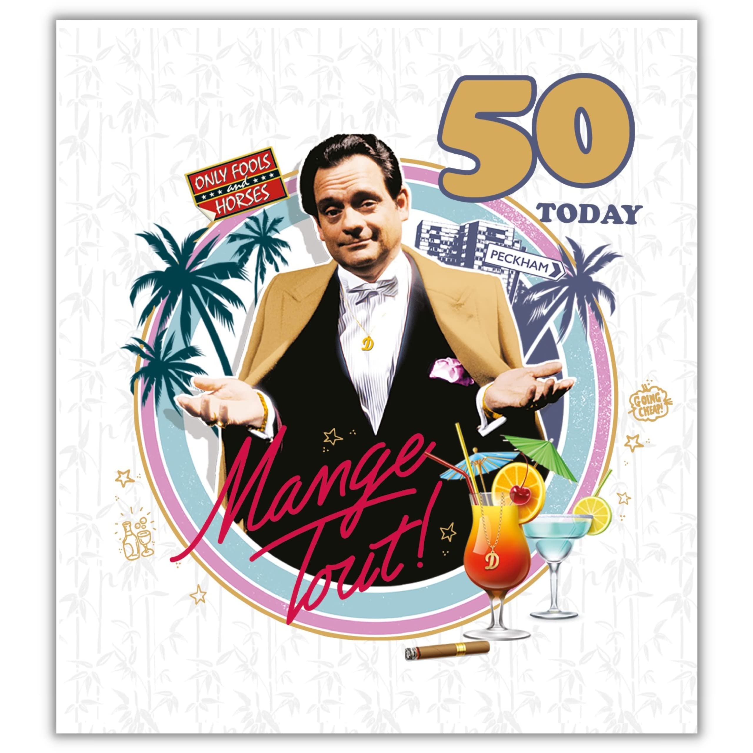 50th Birthday Card, Birthday Card for 50th Birthday, Only Fools and Horses Birthday Card for 50th, Birthday Card for Him Only Fools and Horses