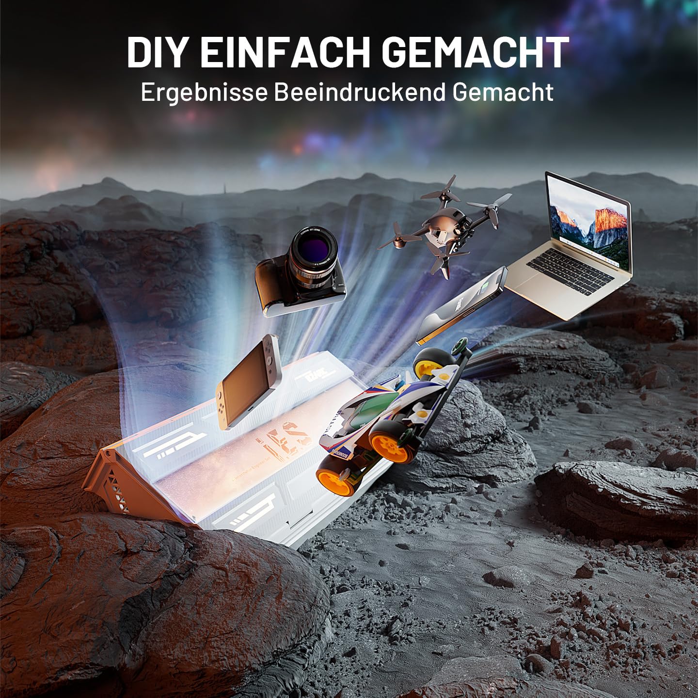 EZARC Elektrischer Schraubendreher, 181-In-1 Schraubendreher Elektrisch Set 3 Gänge Drehmoment, 162 Magnetische CR-V Bits, Mini Electric Screwdriver Wiederaufladbar für Handy, Uhr, Laptop