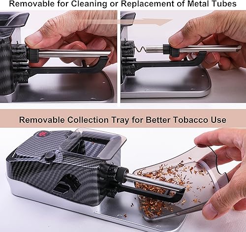 Miniatura 3 de Máquina de laminación de conos eléctricos, máquina automática de laminación de cigarrillos, máquina de prerollo para tamaño King, máquina automática