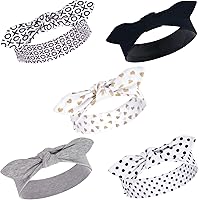 Vista 16 de Hudson Baby Cotton and Synthetic Headbands, Size 0-24 Months