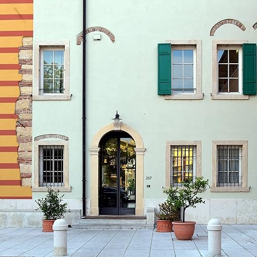Miniatura 4 de Números y letras de casa de 5.5 pulgadas, número de dirección de casa de metal de hierro fundido altamente visible para buzón de oficina de calle,