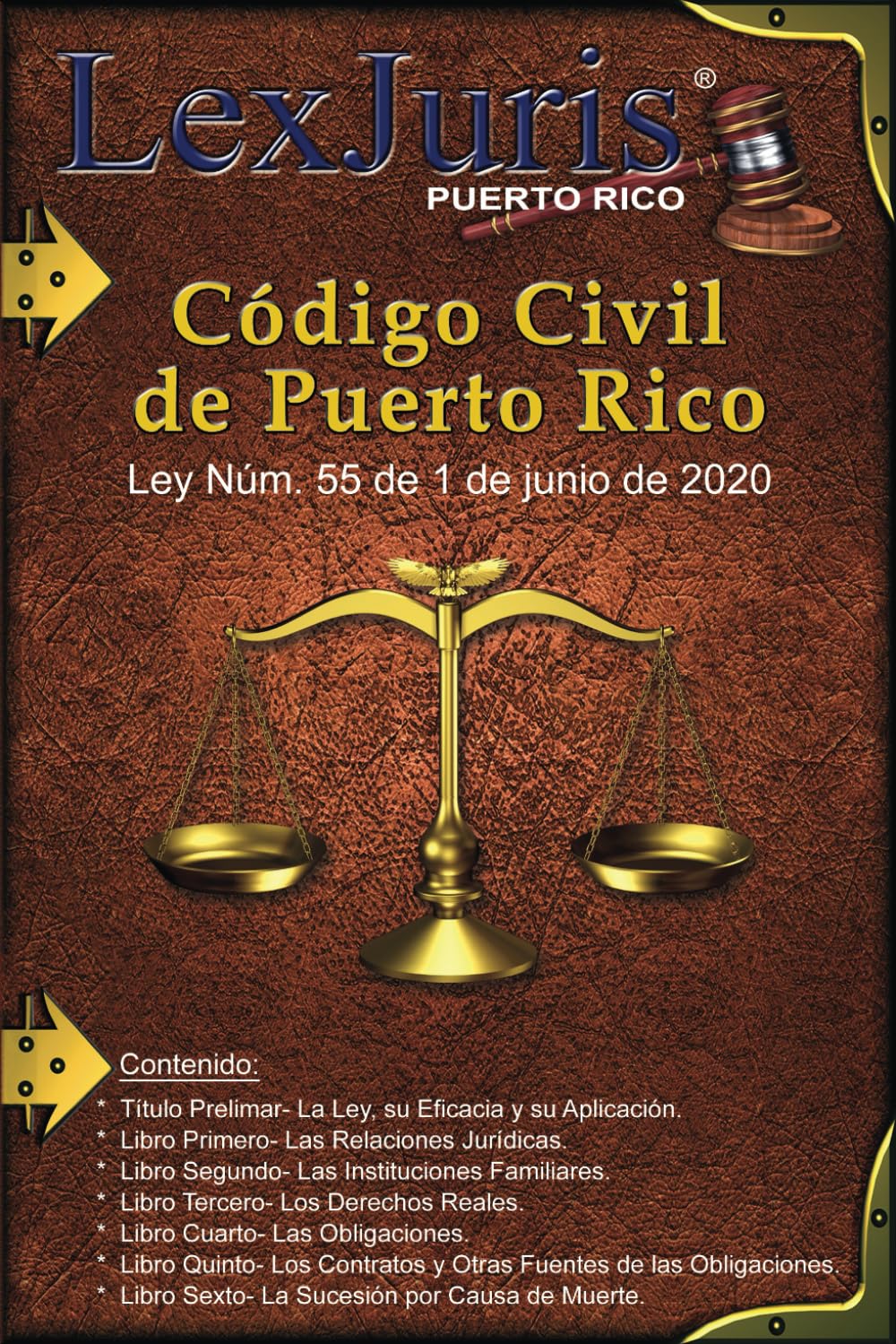 Código Civil de Puerto Rico: Ley Núm. 55 de 1 de junio de 2020, según enmendada y codificada. (Spanish Edition)      Paperback – March 7, 2022