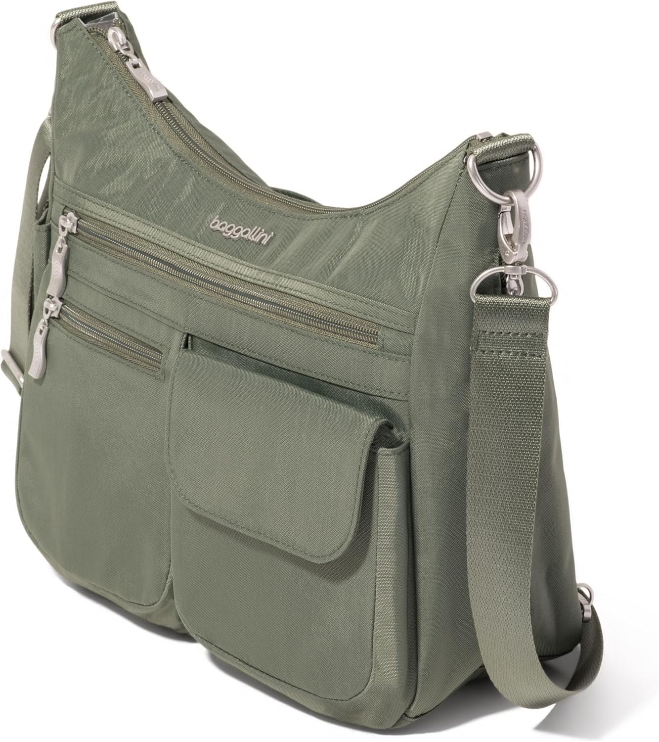 Baggallini Modern Everywhere Crossbody Bag for Women 11x9x4.5 Rfid Hobo Bag - Image 2