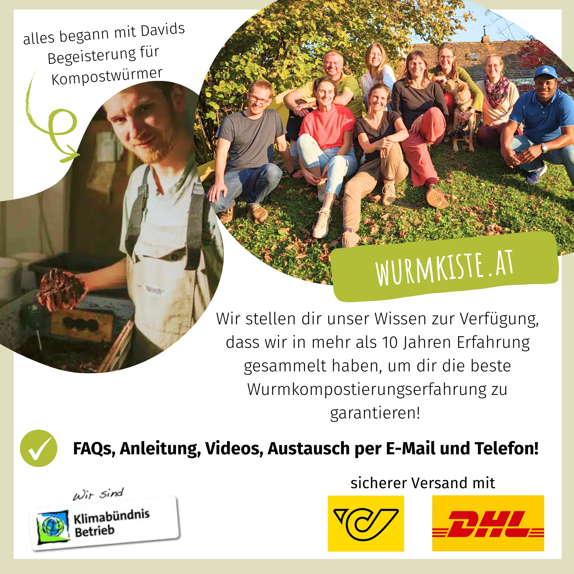 Wurmfarm Komposter | praktischer 150L Wurmkomposter