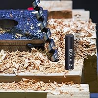 Vista 3 de Juego de 7 barras de configuración de aluminio de precisión para enrutador y sierra de mesa, accesorios de carpintería, barras incluyen marcas