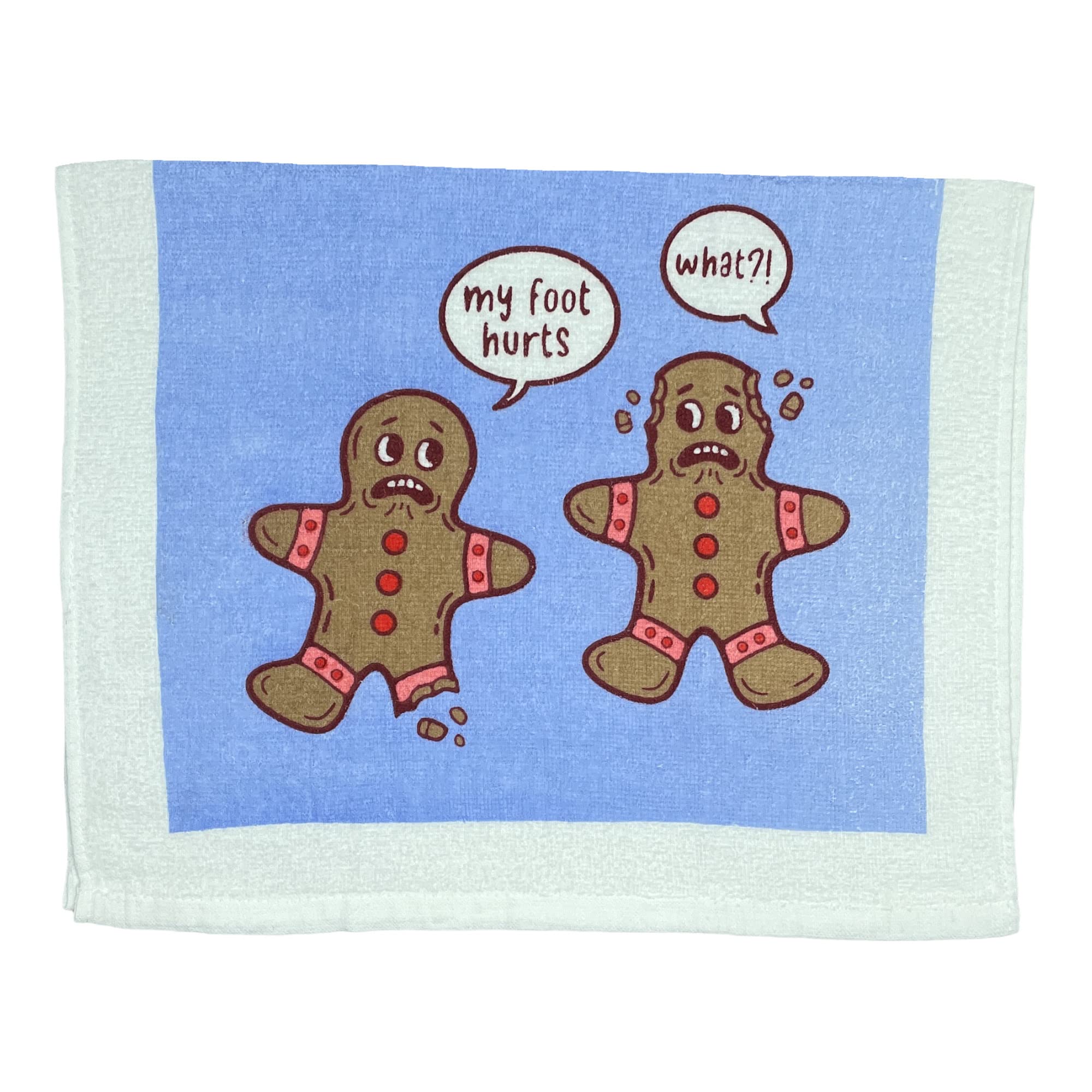Crazy Dog T-Shirts Gingerbread Foot Hurts Funny ...