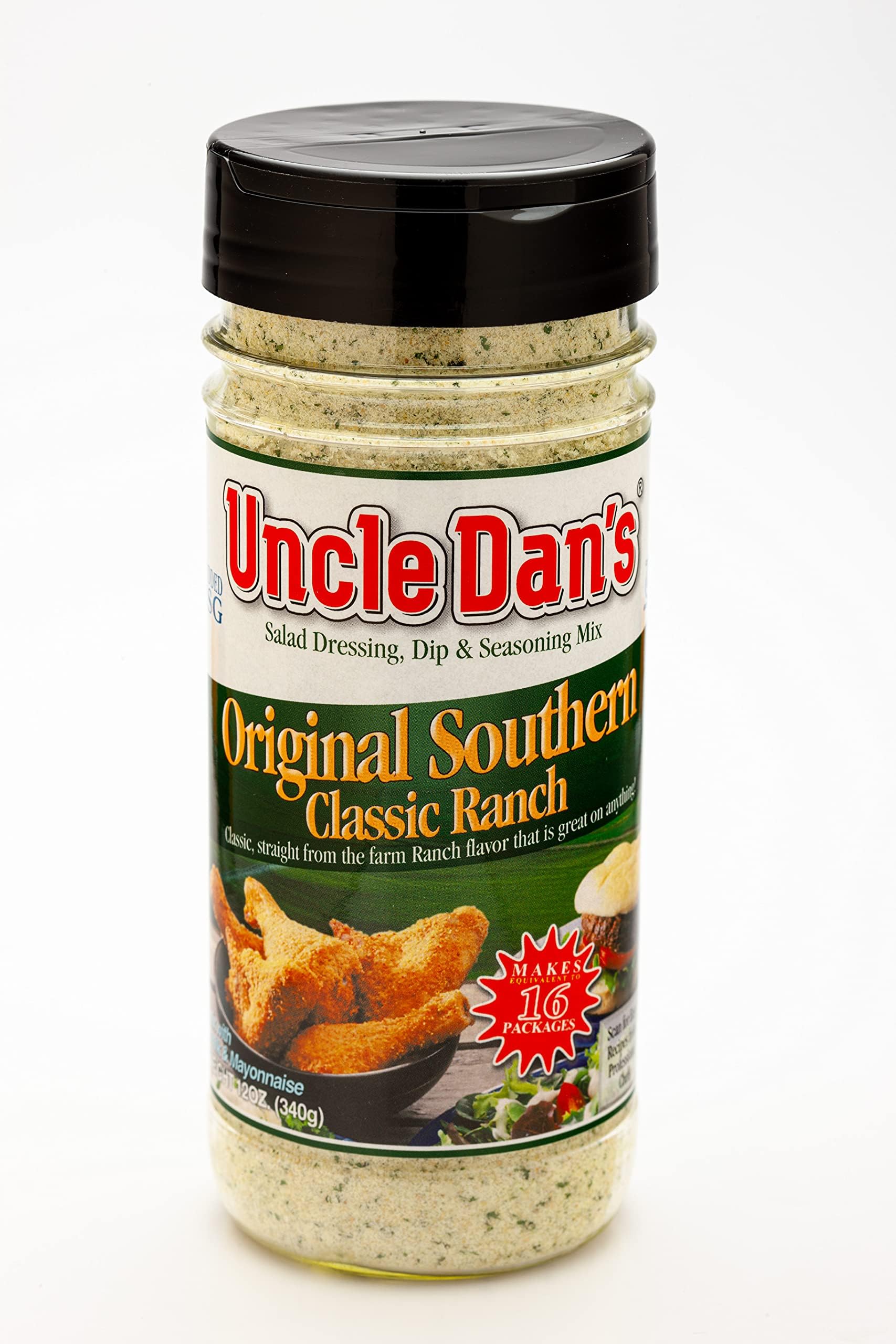 Uncle Dan's Classic Ranch Seasoning and Salad Dressing Shaker Bottle