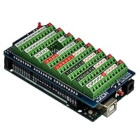 Vista 1 de Módulo de Escudo Breakout con Bloque de Terminales de Tornillo para Arduino MEGA-2560 R3