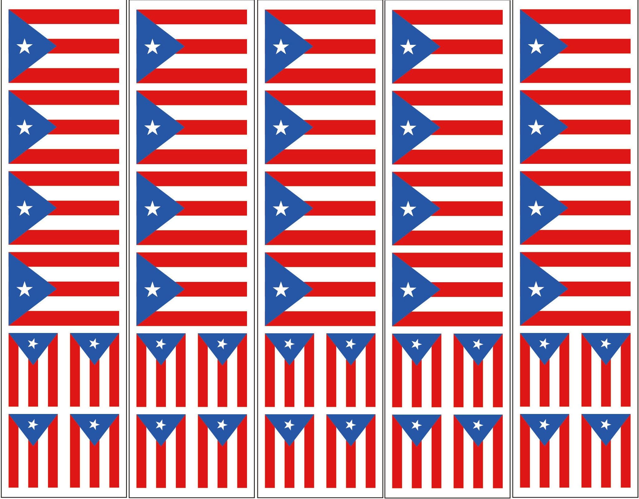 40 Puerto Rico Flag Tattoos, Parade & Party Favors