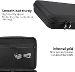 Musiin Velours Premium MIDI Case de contrôleur de clavier compatible avec Arturia MiniLab 3, MiniLab MkII, MPK Mini MK4, 25-Key Synthétiseur, sac de protection portable avec bandoulière (noir)