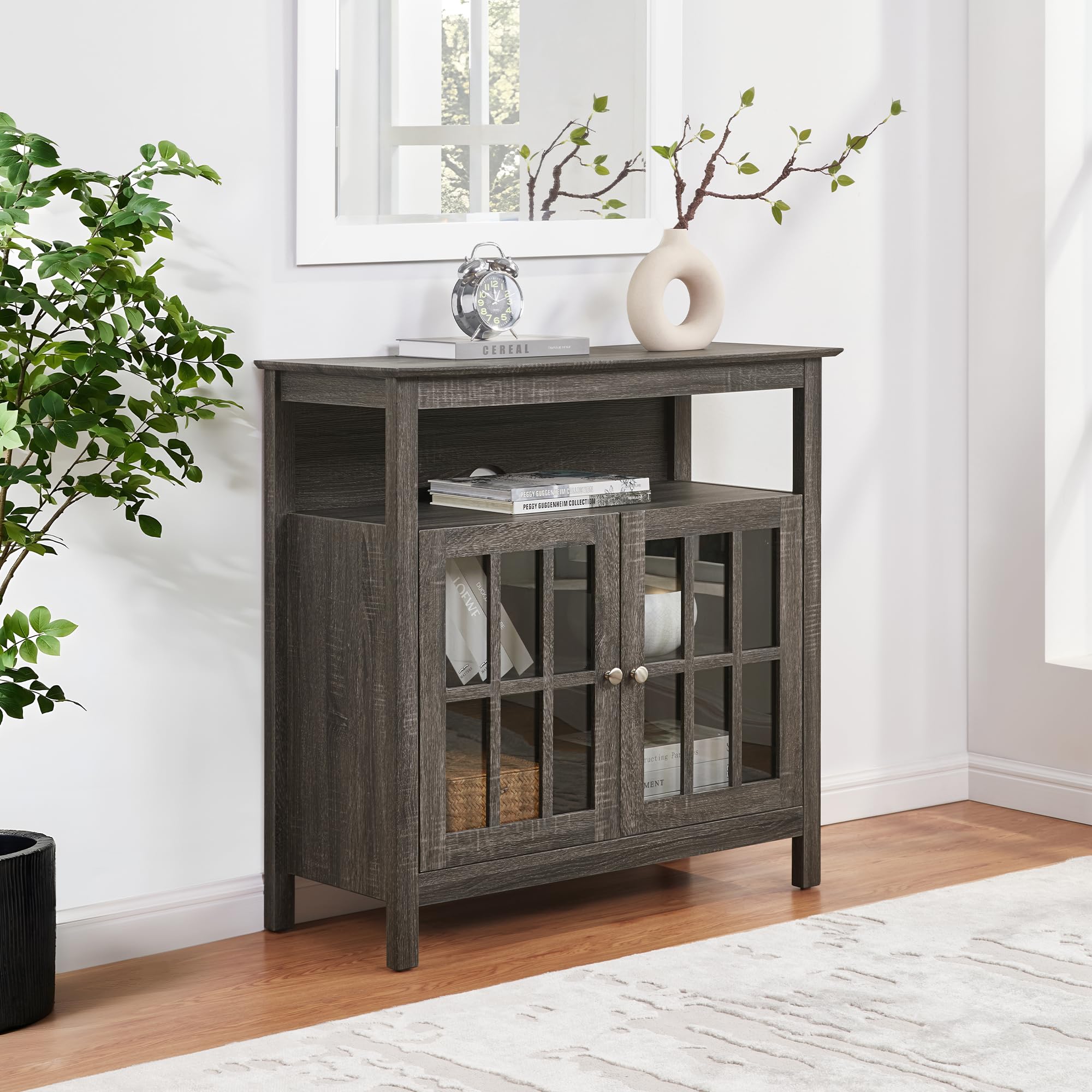 Amazon.com: Convenience Concepts Big Sur Highboy TV Stand 36
