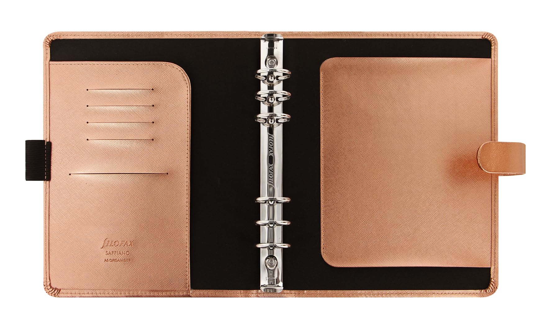 Filofax Saffiano A5 Organiser - Rose Gold - Image 3