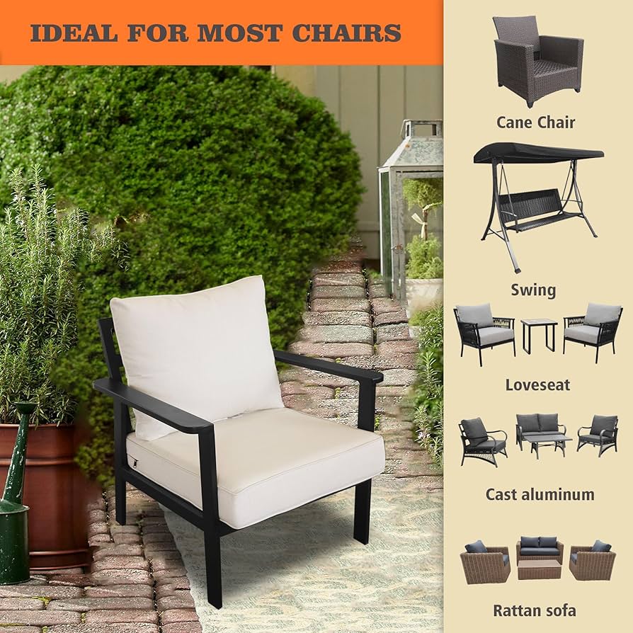 Amazon.com: Goodgoods Outdoor Deep Seat Cushions Set 24x28