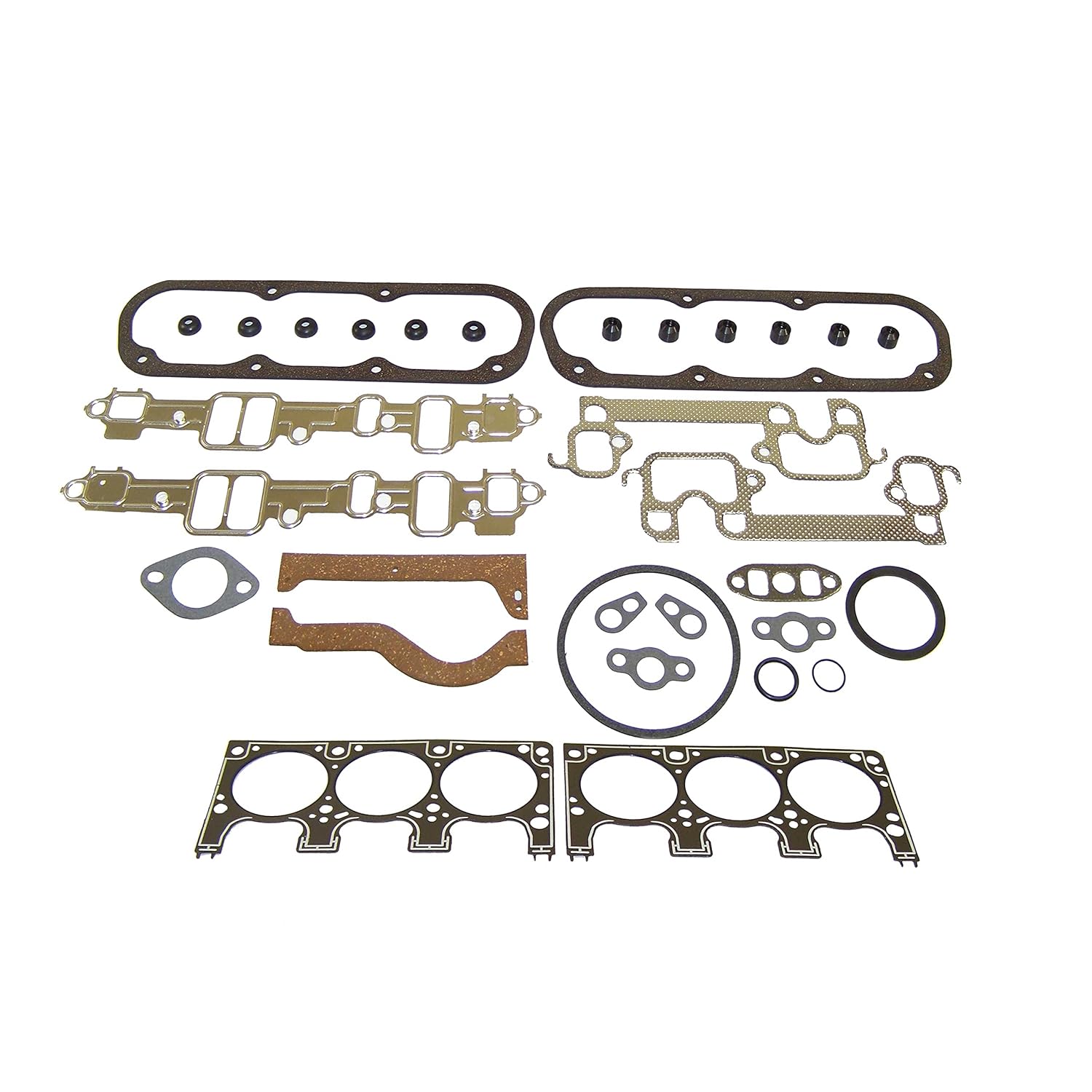 DNJ FGK1112 Full Gasket Set for 1990-1990 Dodge B150, B250, D150 3.9L V6 12V OHV 3906cc