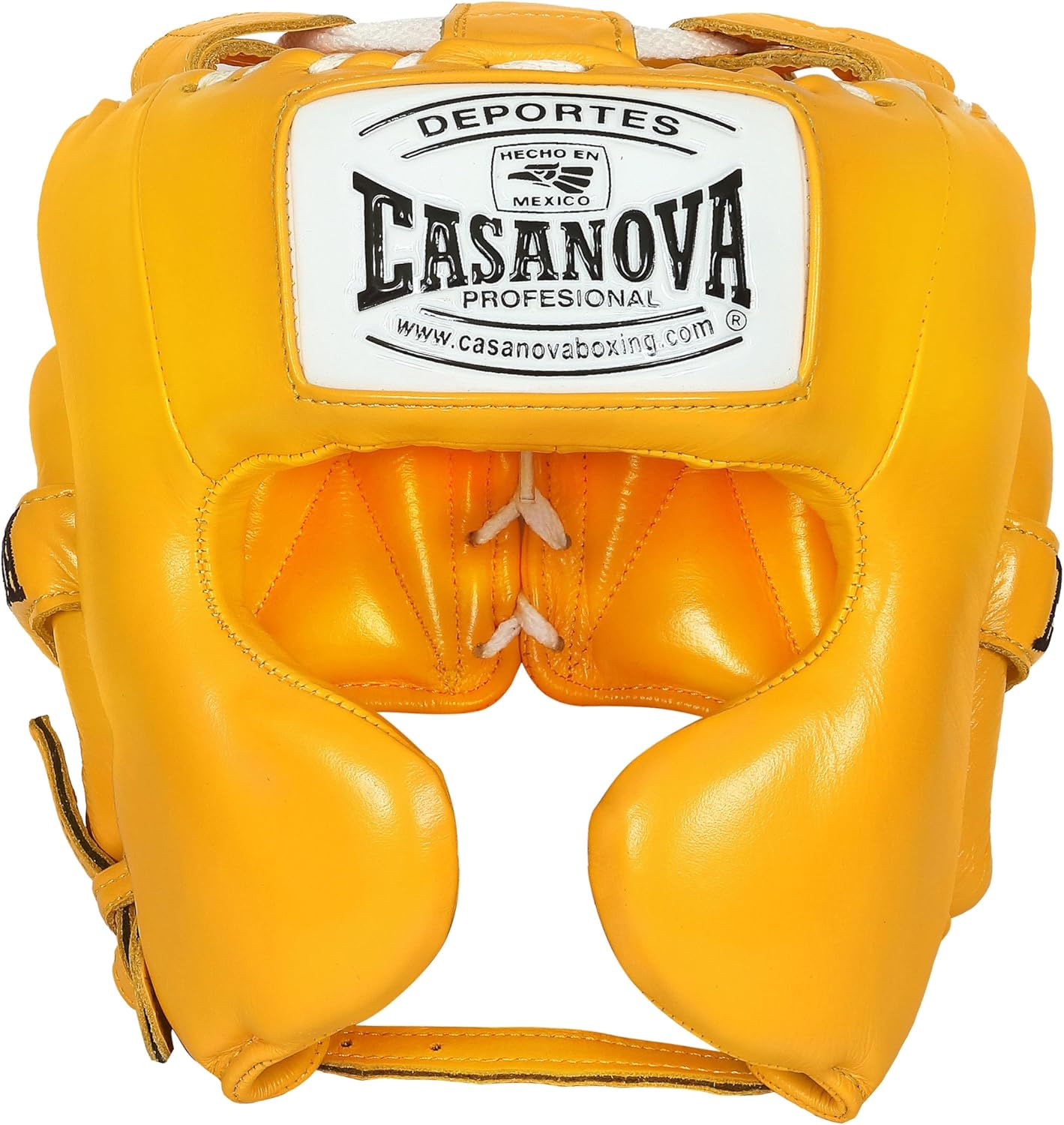 Casanova Boxing® Headgear Cheek Guard Protection for Men Woman - Boxing, Martial Arts, MMA, Kickboxing, Muay Thai, Contact Sport, Sparring, Training - Yellow