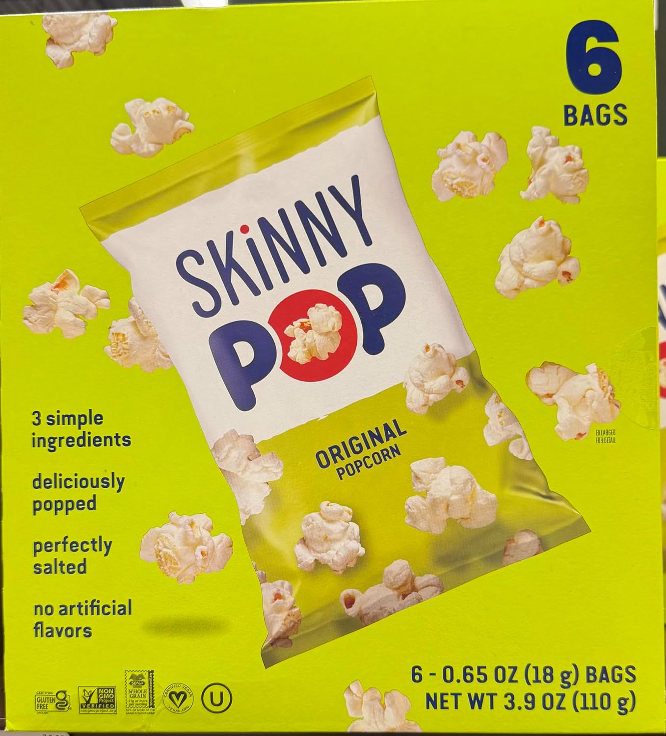 SKINNY POP Original Popcorn 10Ct, 5 OZ