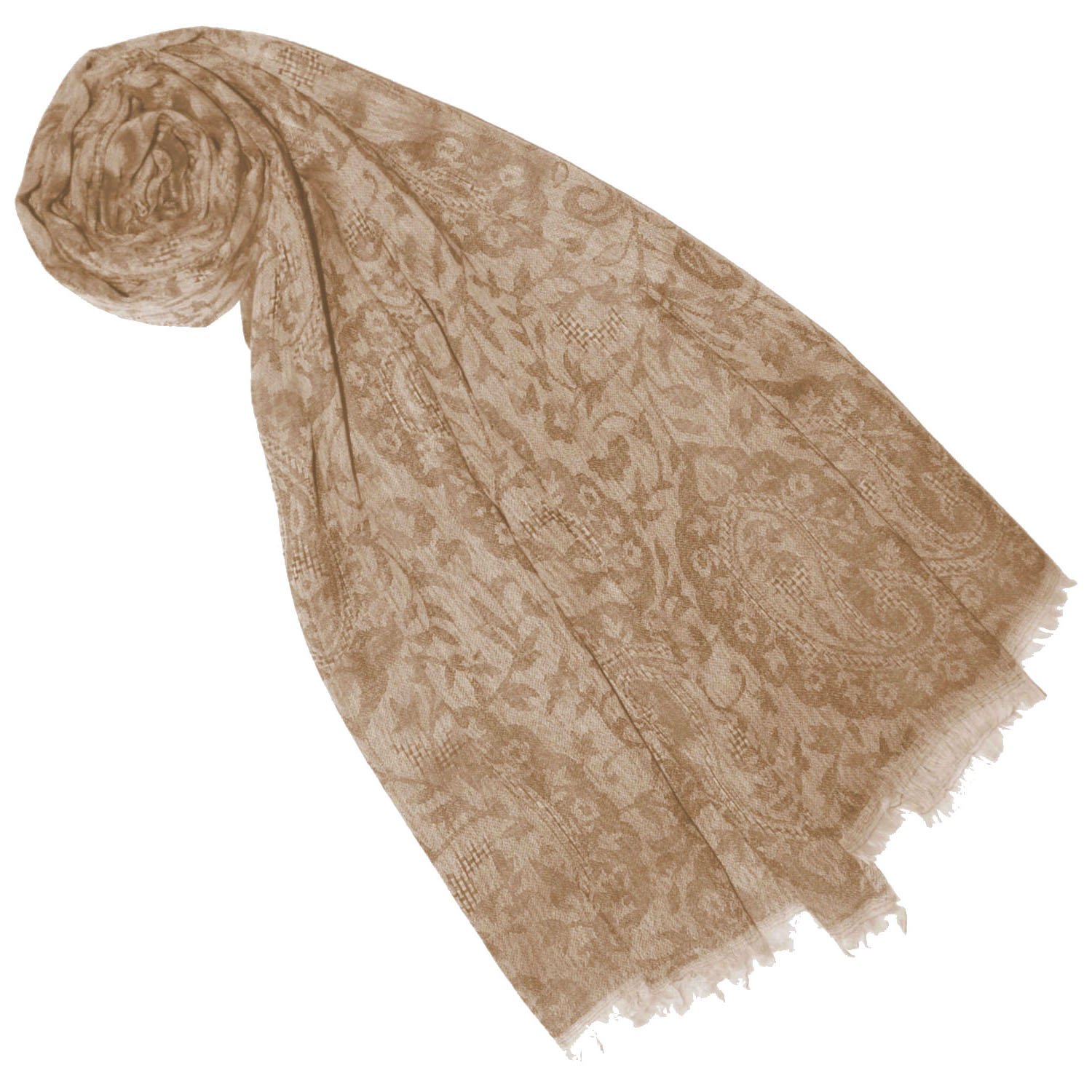 Lorenzo Cana - Pashmina - Cachemir - para mujer Camel-creme Talla única
