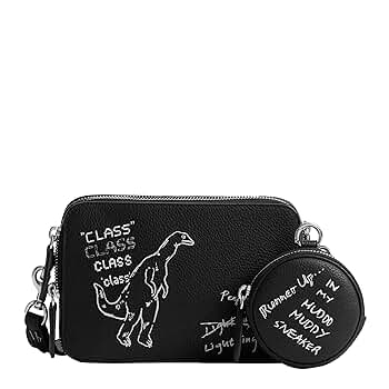 COACH ボディバッグ ブラック ロゴ入り COACH コーチ メンズ ボディバッグ シグネチャー メッセンジャー