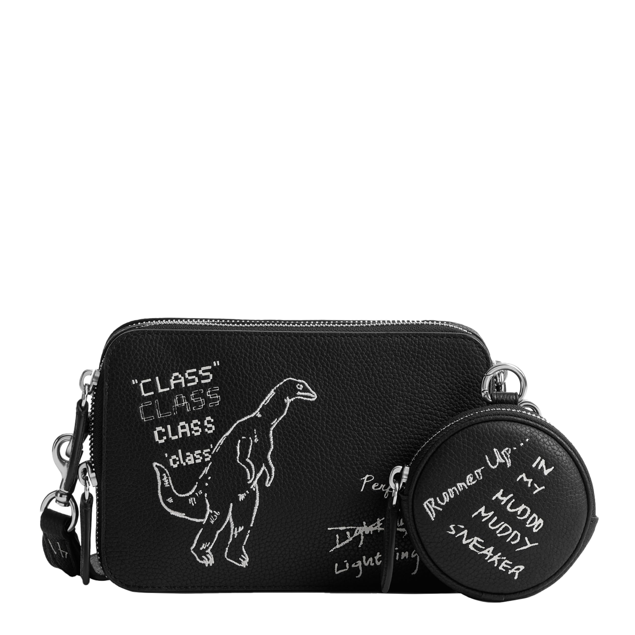 Amazon | Coach Charter クロスボディ 19 スケッチプリント付き