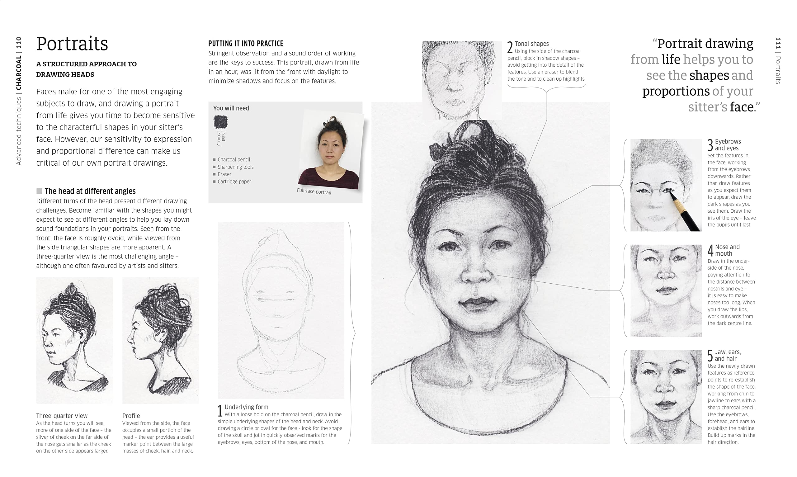 Artist's Drawing Techniques: Discover How to Draw Landscapes, People, Still Lifes and More, in Pencil, Charcoal, Pen and Pastel