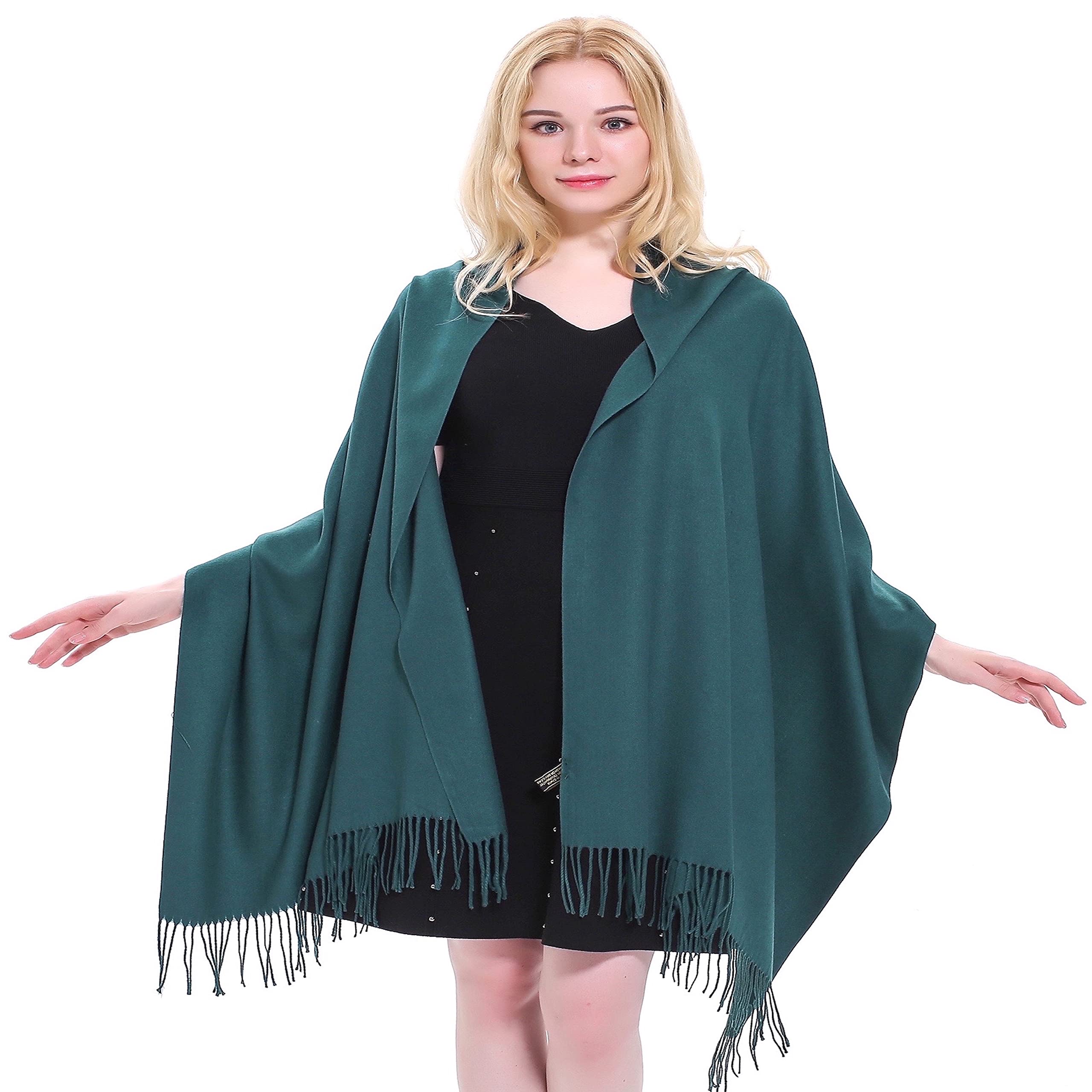 CJ Apparel Thick Solid Colour Design Cotton Blend Shawl Seconds Scarf Wrap Stole Throw Head Wrap Face Cover Pashmina NEW