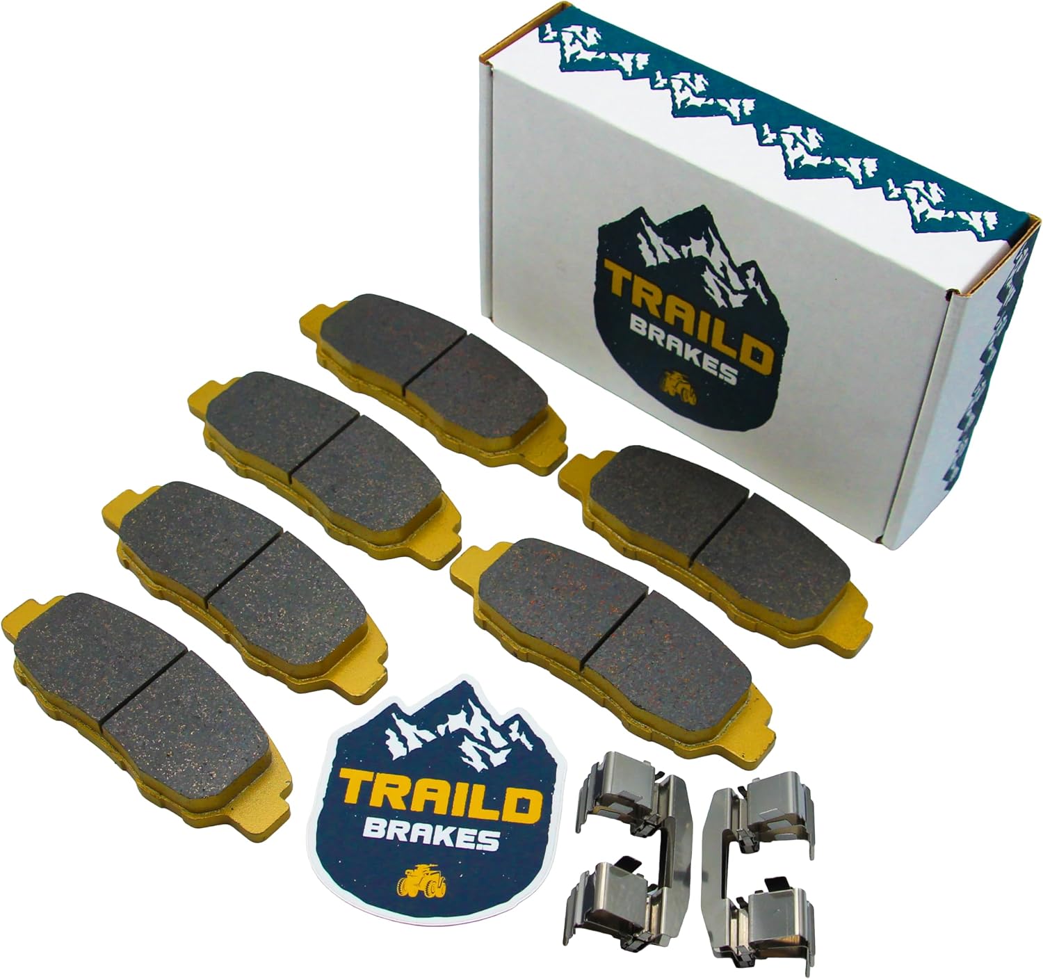 Traild Ceramic Brake Pads for Polaris Slingshot 2015-2026 Front & Rear