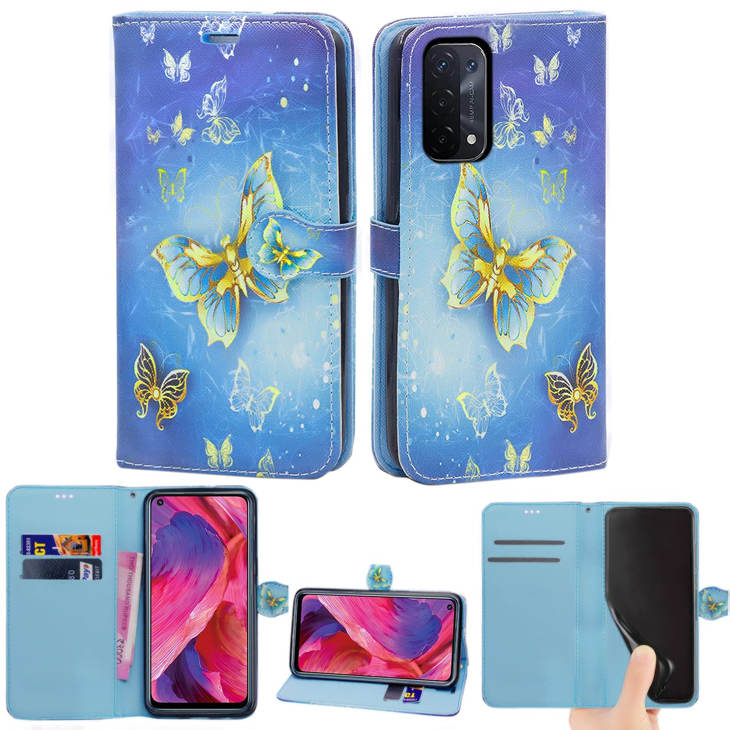 For Oppo A54 5g Case Oppo A74 5g Case Wallet Desertcart Seychelles