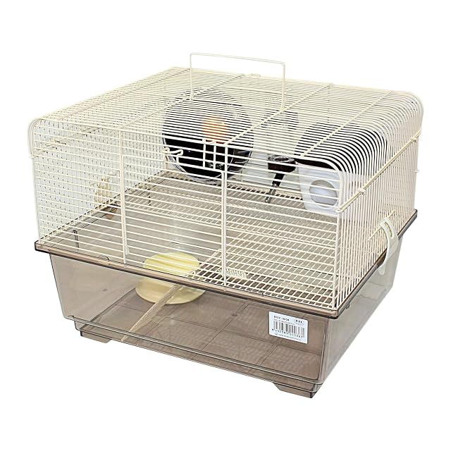 DZL-Jaula Hámster Chalé jaulas Hamsters Grande con Rueda de Juego casita Hamster Accesorios Bebedero comedero…