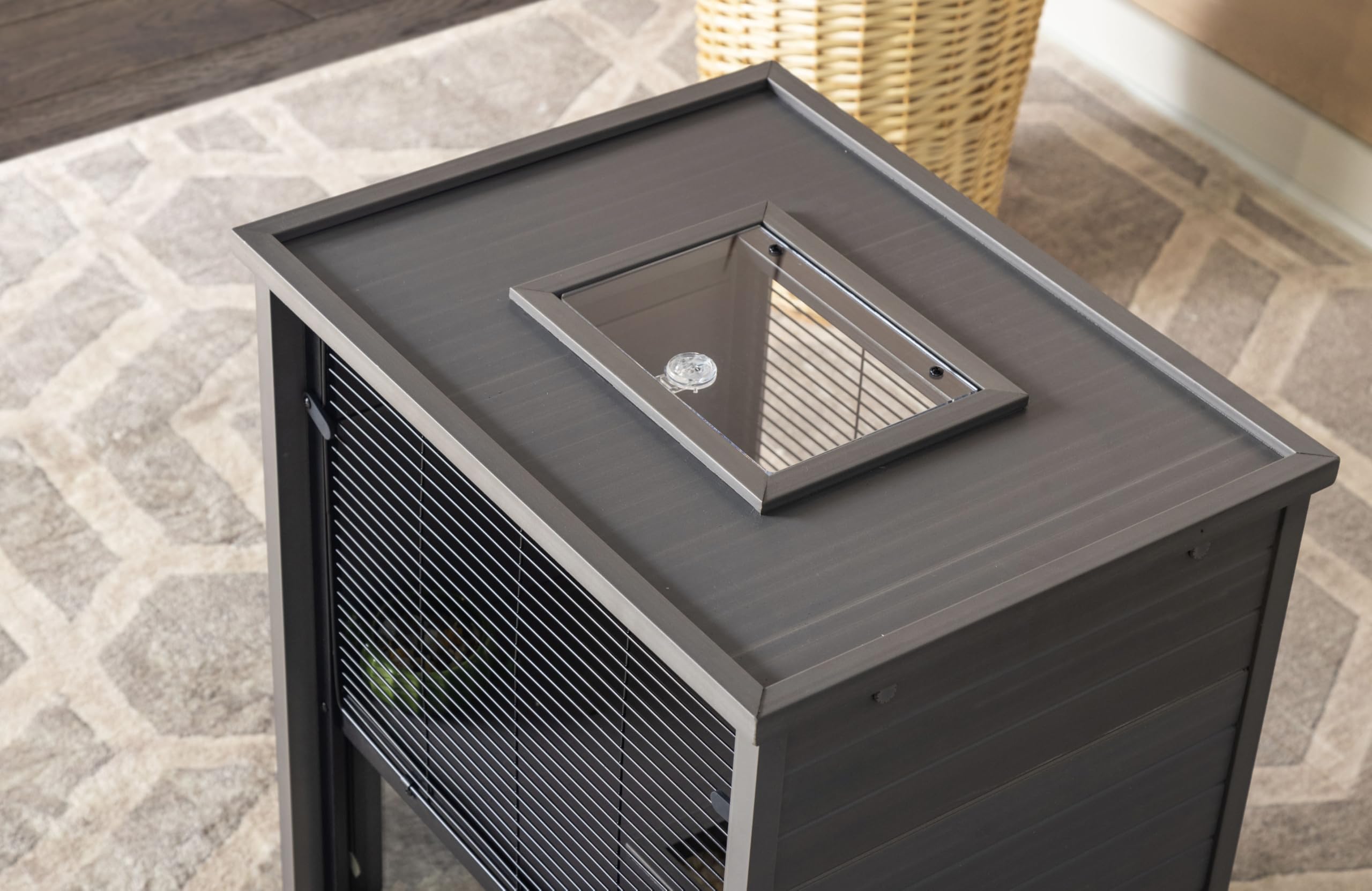 Jaula para hámster de 2 Pisos - Casa para roedores multinivel - Mueble Decorativo - 55,2x42,7x72,5cm