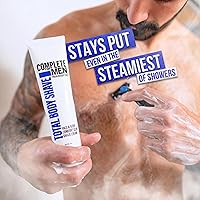 Vista 5 de Crema de afeitar para piel sensible, crema de afeitar facial y corporal, cómodo deslizamiento corporal, afeitado sin irritación, protege