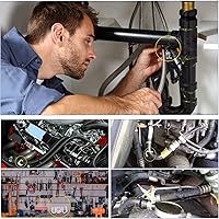 Vista 3 de BUSY-CORNER 70 piezas de clip de retención de línea de combustible, kit surtido de clips de retención de línea de combustible