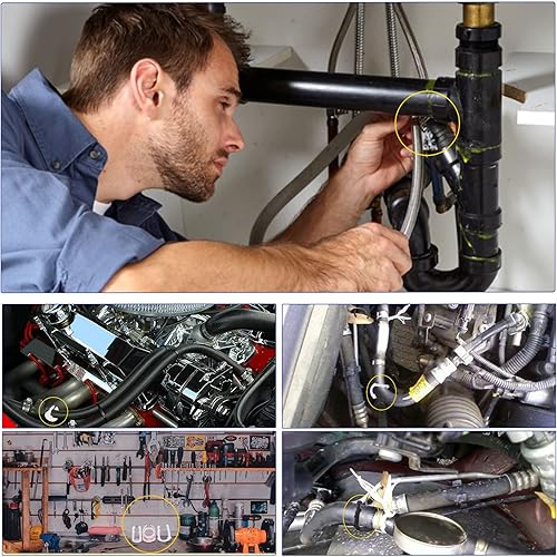 Miniatura 3 de BUSY-CORNER 70 piezas de clip de retención de línea de combustible, kit surtido de clips de retención de línea de combustible