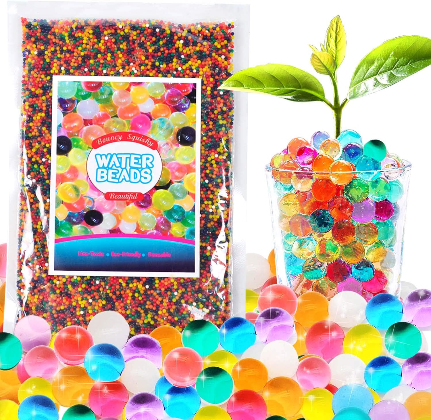 Buy 55,000 Water Beads for Kids None Toxic Sensory Beads Tactile