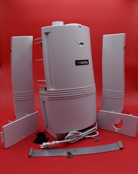 InterVac CondoVac Wall-Mounted Central Vacuum System | UL-Certified, Made in USA | Compact Built-in Vacuum for Condos, Townhomes, Apartments, and Garages