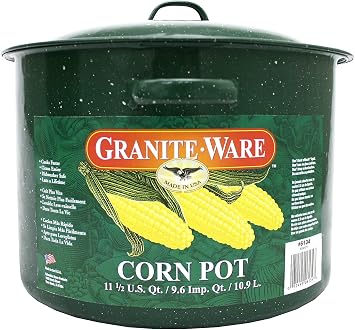 Granite Ware Corn Pot, 13-inch by 11.5-inch