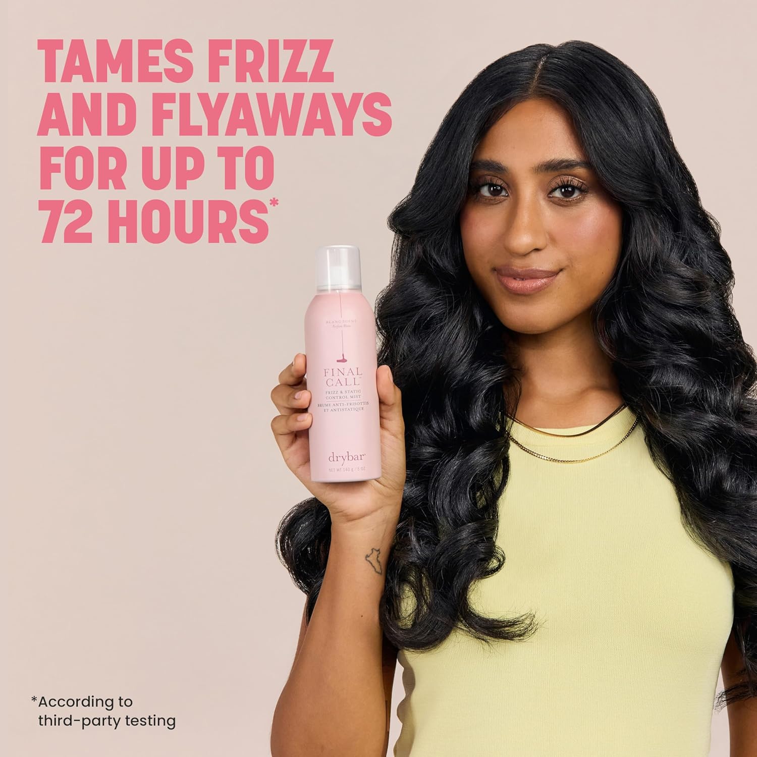 Drybar Final Call Frizz & Static Control Mist | Fights Frizz, Tames Flyaways to Maintain Smooth and Shiny Blowouts, 24 Hour Frizz Control & 72 Hour Static Control - Image 5