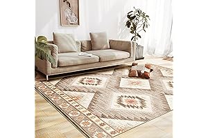 BESTSWEETIE Moroccan Area Rug for Western Living Room