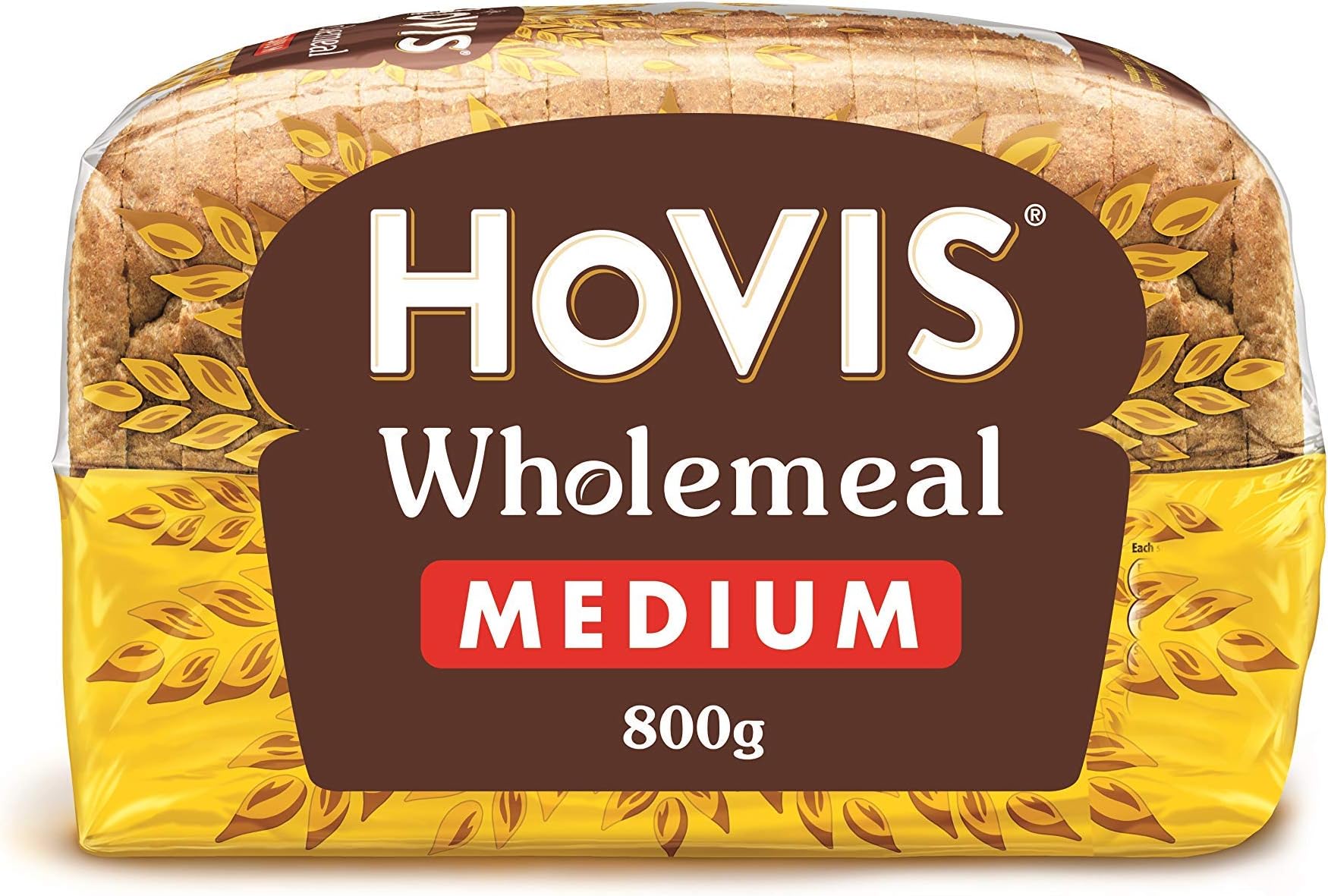 Hovis Tasty Wholemeal Medium 800g