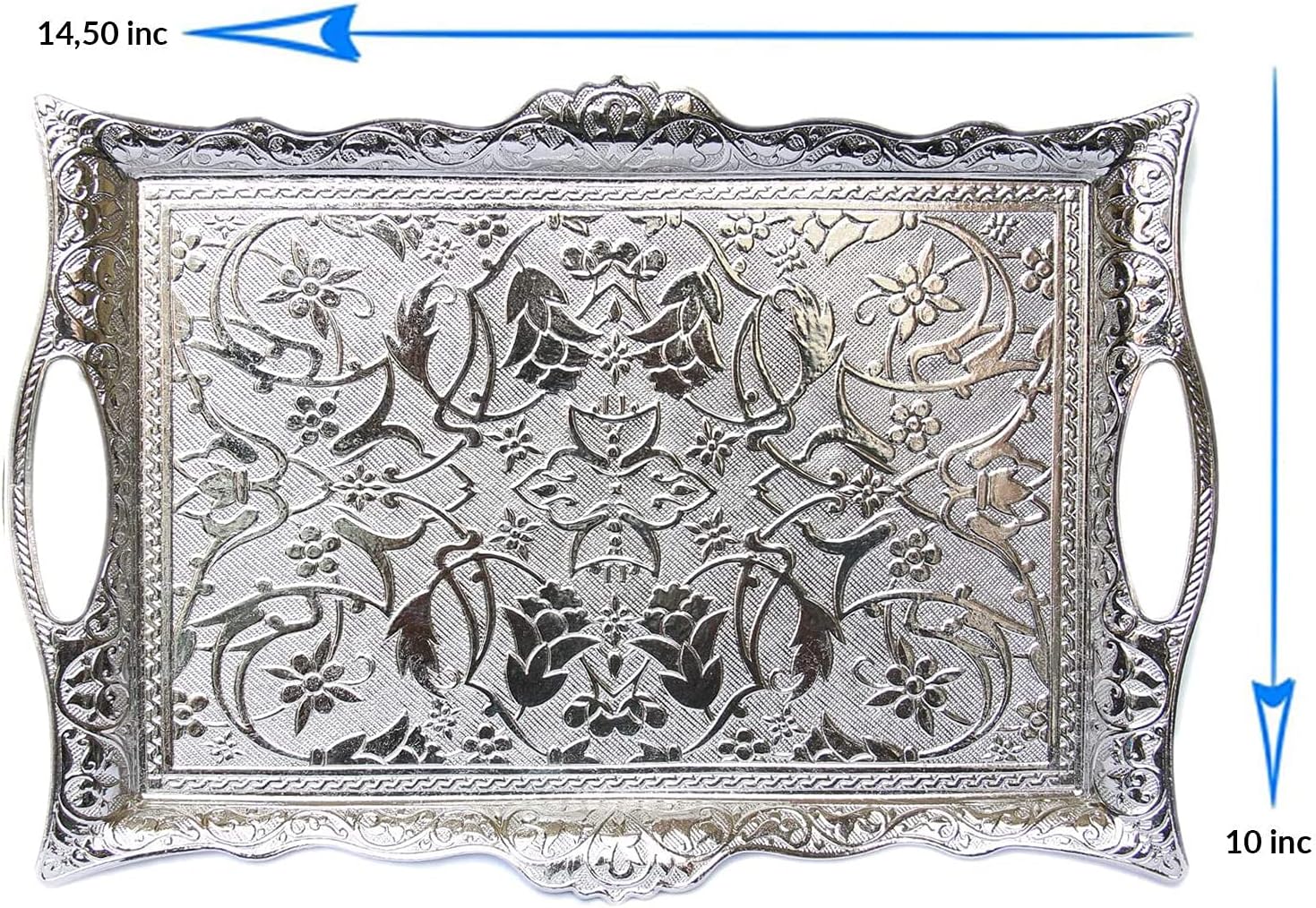 注目ブランド 海外から人気のアイテムを直輸入 Alisveristime Anti Tray Square Serving Beverage Tea Coffee Ottoman Turkish キッチン 台所用品 Aminplasticsurgery Com